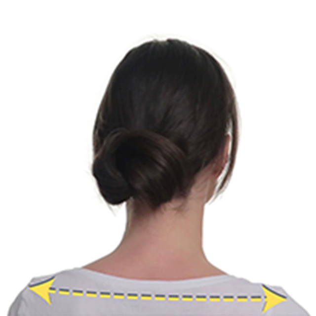 Pillowise measurement step 01: Shoulder width